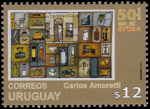 Uruguay 2001 Carlos Amoretti unmounted mint.