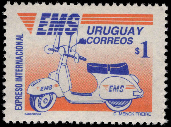 Uruguay 1994 International Express Service unmounted mint.