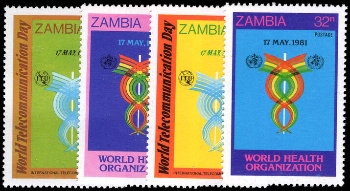 Zambia 1981 World Telecommunications and Health Day unmounted mint.