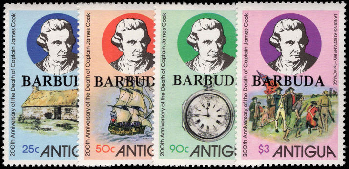 Barbuda 1979 Captain Cook unmounted mint.