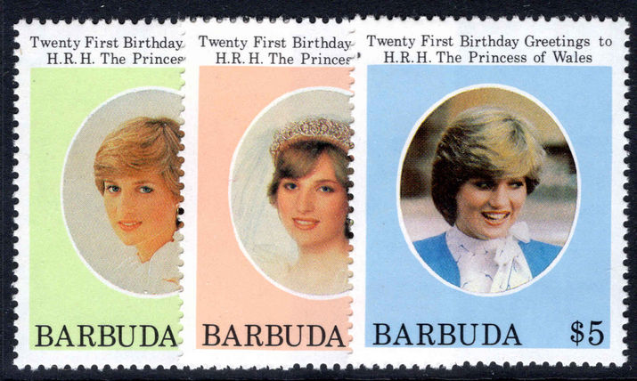 Barbuda 1981 Princess of Wales Birthday (1st issue) unmounted mint.