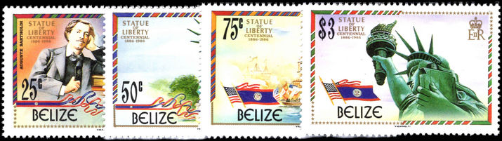 Belize 1986 Statue of Liberty unmounted mint.