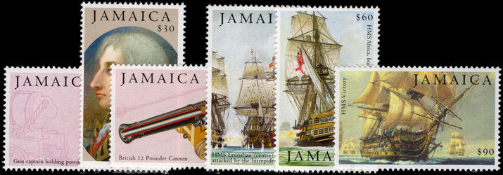 Jamaica 2005 Battle of Trafalgar unmounted mint.