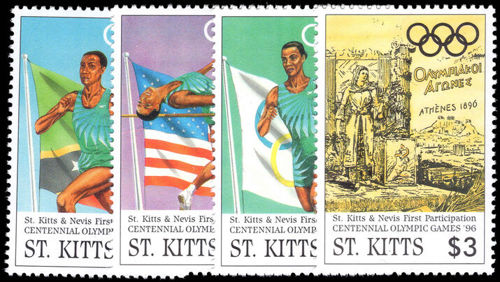 St Kitts 1996 Centennial Olympic Games unmounted mint.