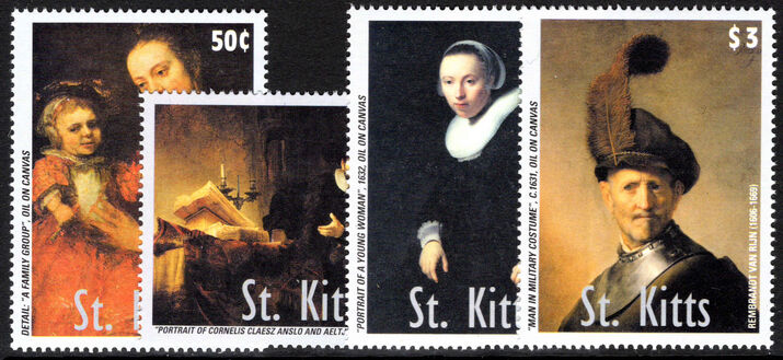 St Kitts 2003 Rembrandt unmounted mint.