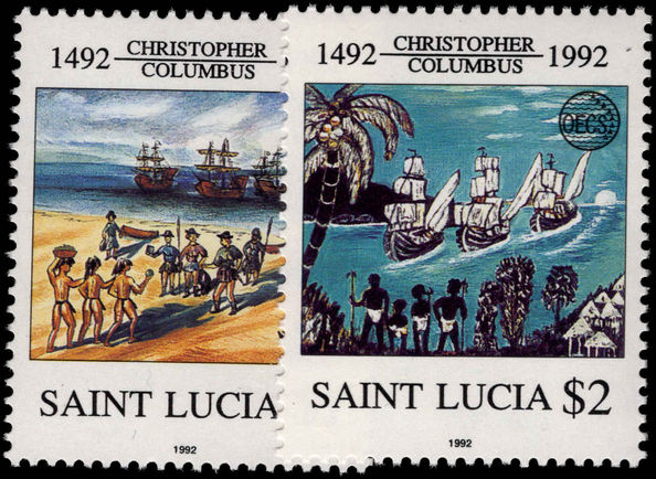 St Lucia 1992 Columbus unmounted mint.