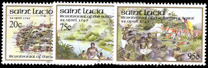St Lucia 1995 Battle of Rabot unmounted mint.