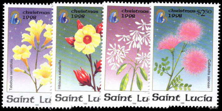 St Lucia 1998 Christmas unmounted mint.