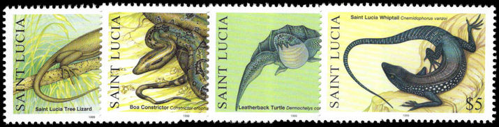 St Lucia 1999 Wildlife unmounted mint.