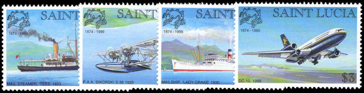 St Lucia 1999 UPU unmounted mint.