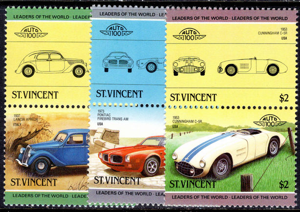 St Vincent 1985 Cars (3rd issue) unmounted mint.