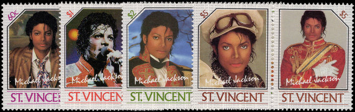 St Vincent 1985 Michael Jackson unmounted mint.