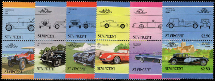 St Vincent 1986 Cars (5th issue) unmounted mint.