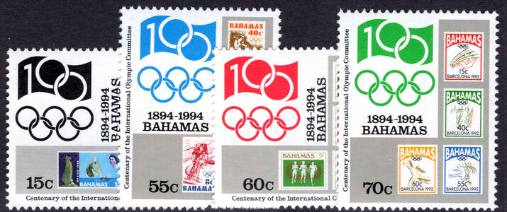 Bahamas 1994 Centenary of International Olympic Committee unmounted mint.