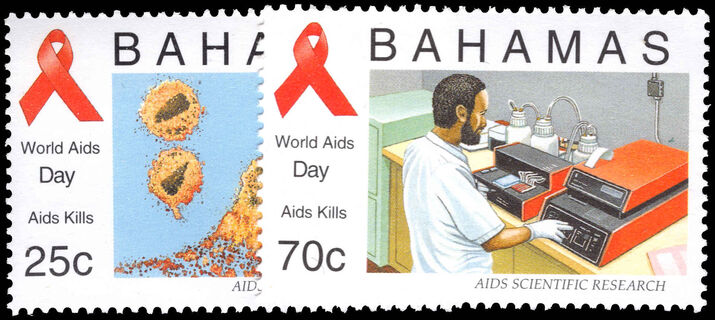 Bahamas 1995 World AIDS Day unmounted mint.