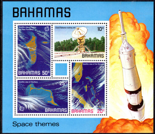 Bahamas 1981 Space Exploration souvenir sheet  unmounted mint.