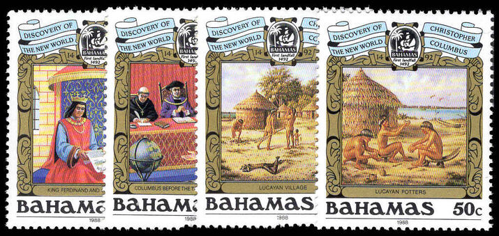 Bahamas 1988 500th Anniversary (1992) of Discovery of America by Columbus unmounted mint.
