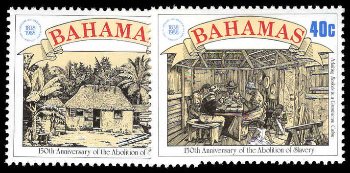 Bahamas 1988 150th Anniversary of Abolition of Slavery unmounted mint.