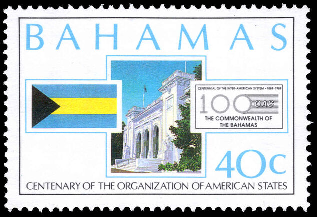 Bahamas 1990 Centenary of Organisation of American States  unmounted mint.