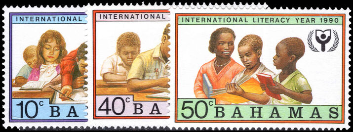Bahamas 1990 International Literacy Year unmounted mint.