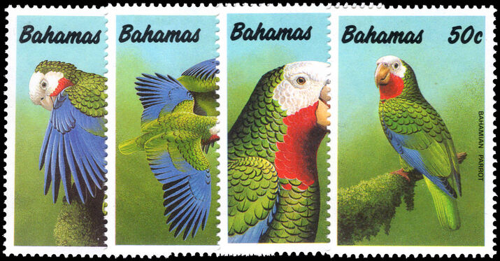 Bahamas 1990 Cuban Amazon unmounted mint.