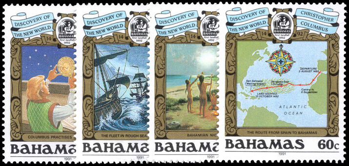 Bahamas 1991 500th Anniversary (1992) of Discovery of America by Columbus (4th issue) unmounted mint.