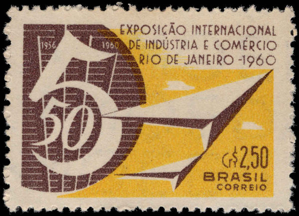 Brazil 1960 Commercial Exhibition lightly mounted mint.
