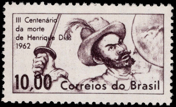Brazil 1962 Henrique Dias unmounted mint.