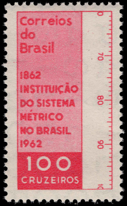 Brazil 1962 Metric System unmounted mint.