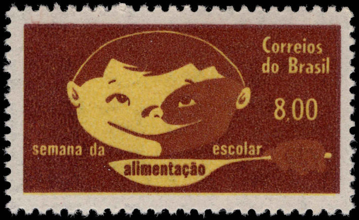 Brazil 1964 Schoolchildrens nourishment week unmounted mint.