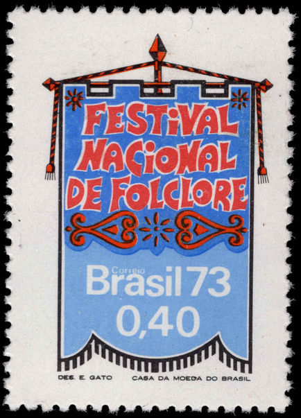 Brazil 1973 Folklore Festival unmounted mint.