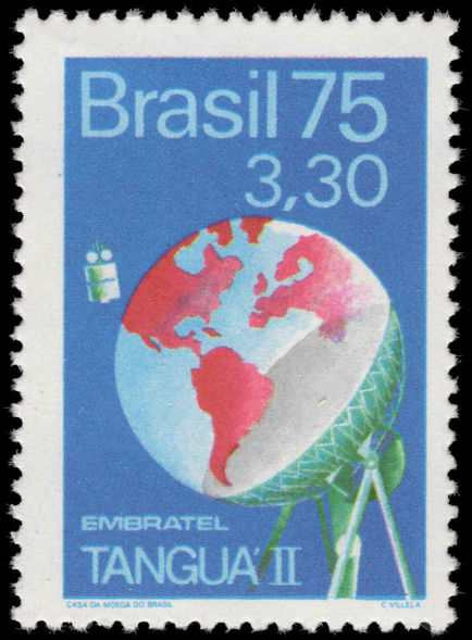 Brazil 1975 Tangua Satellite Telecommunications Station unmounted mint.