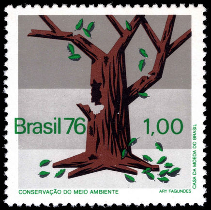 Brazil 1976 Conservation unmounted mint.