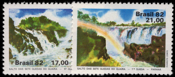 Brazil 1982 Guairas Seven Waterfalls unmounted mint.