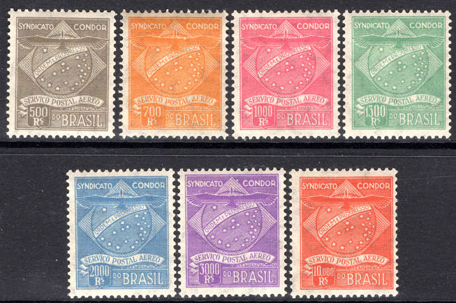 Brazil 1927 Condor set unmounted mint.