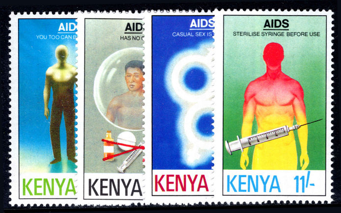 Kenya 1992 AIDS Day unmounted mint.