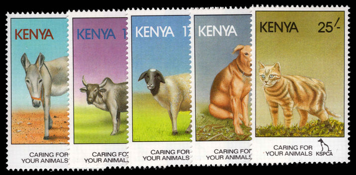 Kenya 1995 Prevention of Cruelty to Animals unmounted mint.