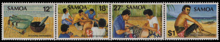 Samoa 1981 Tattooing unmounted mint.