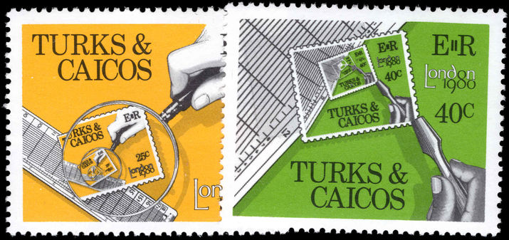 Turks & Caicos Islands 1980 London 80 unmounted mint.