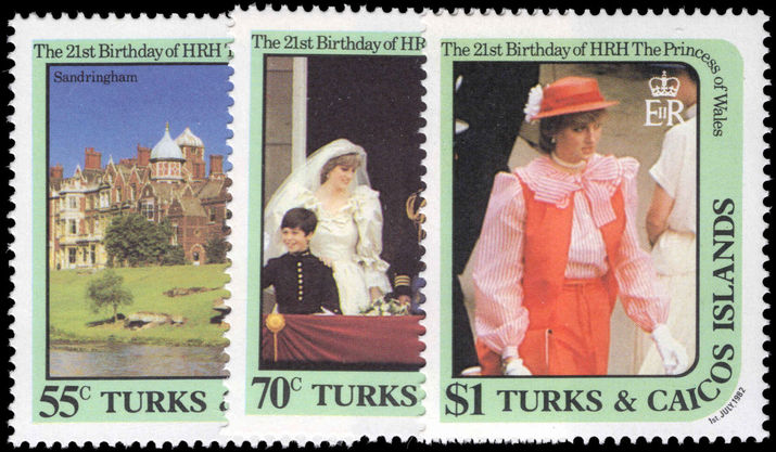 Turks & Caicos Islands 1982 Princess of Wales unmounted mint.