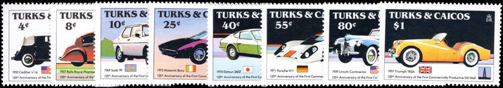Turks & Caicos Islands 1984 Classic Cars unmounted mint.