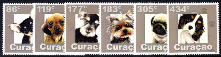 Curacao 2015 Dogs unmounted mint.