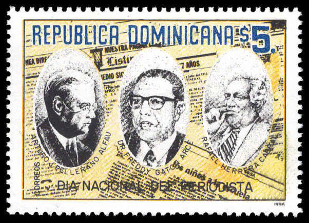 Dominican Republic 1996 National Journalists' Day unmounted mint.