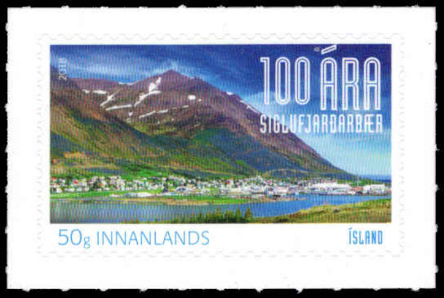 Iceland 2018 100 years city Siglufjorour unmounted mint.
