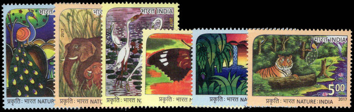 India 2017 Nature unmounted mint.