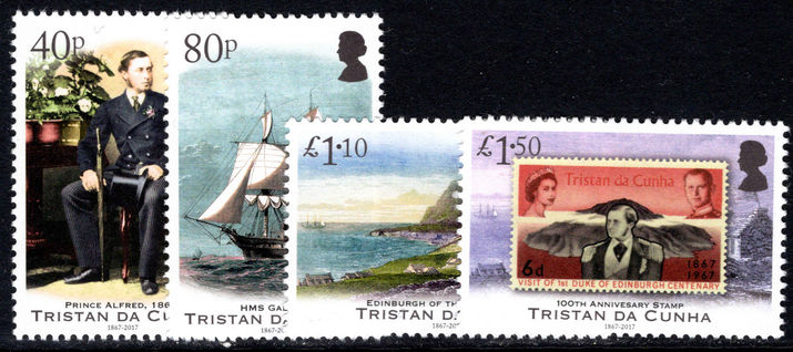 Tristan da Cunha 2017 150th Anniversary of visit of Prince Alfred unmounted mint.