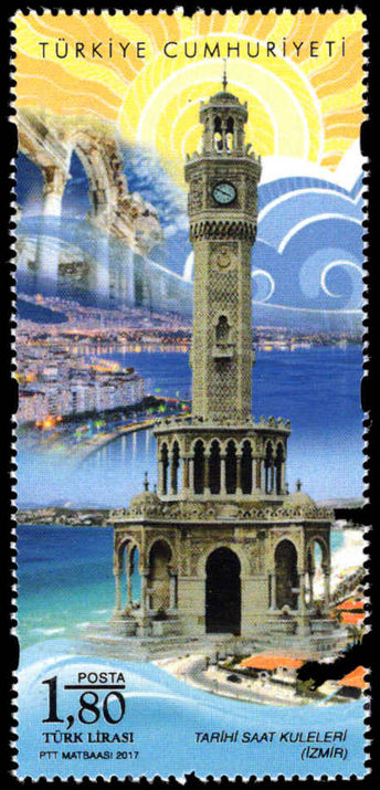 Turkey 2017 Historic clock towers unmounted mint.