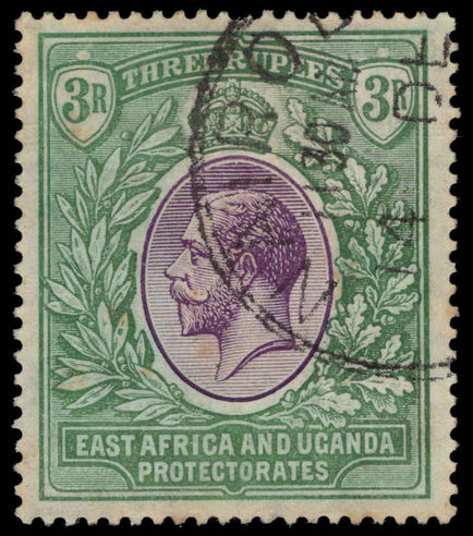 British East Africa 1912-21 3r violet and green Mult Crown CA fine used.
