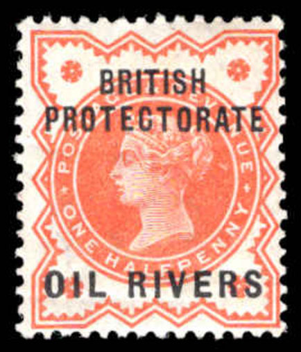 Oil Rivers 1892-94 ½d vermillion lightly mounted mint.