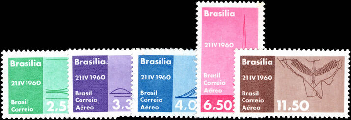 Brazil 1960 Inauguration of Brasilia lightly mounted mint.